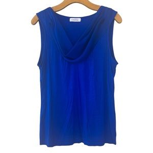 Calvin Klein sleeveless scoop neck T-shirt blouse  BL2